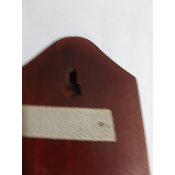 Cherry Hill 2 Wall Sconces Wood Brass Trim & Candle Holders (i) - Picture 5 of 6